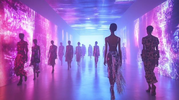 AIcontrolled virtual fashion runways offering immersive fashion shows Virtual reality fashion events where AI customizes the runway experience for each viewer