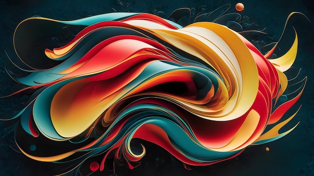 AIEnhanced Abstract Art Background Image