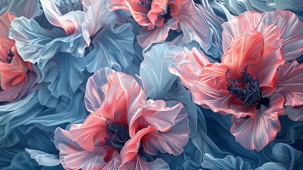 AIGenerated Abstract Floral Patterns