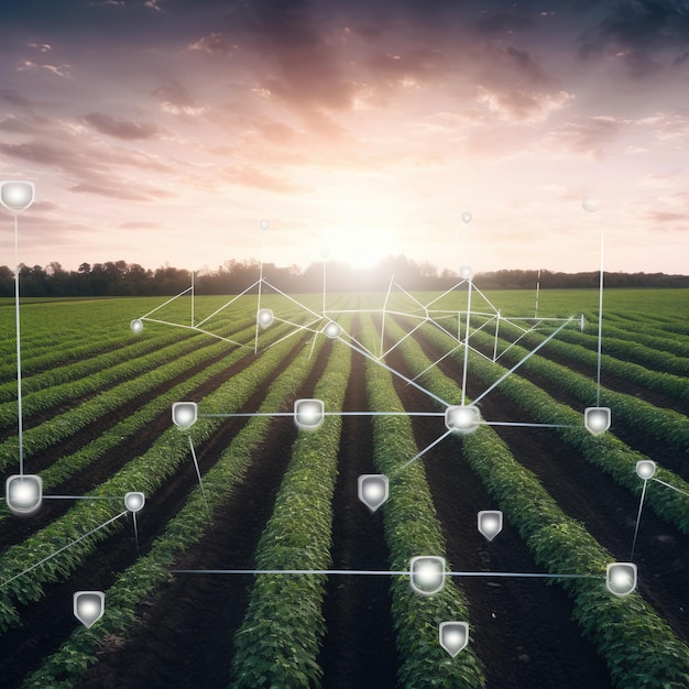 AIpowered precision farming system uses artificial intelligence to optimize crop yields