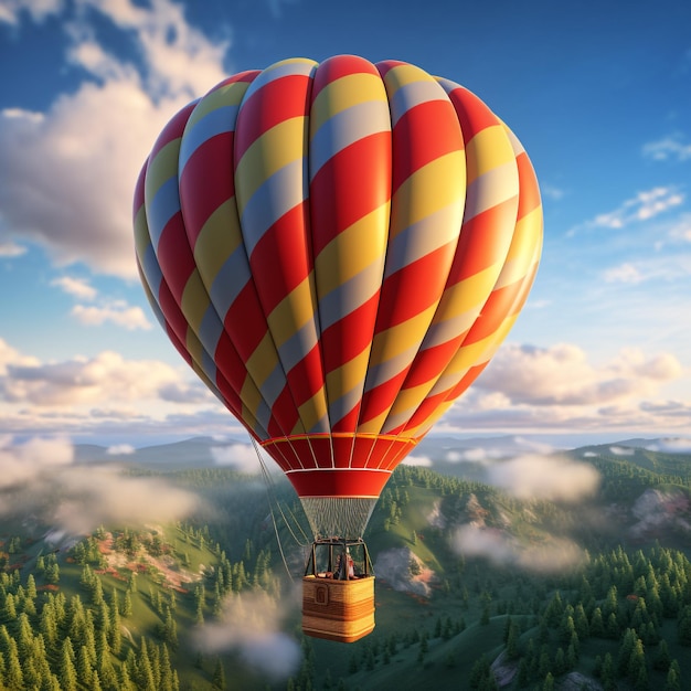 air balloon ultrarealistic photorealistic