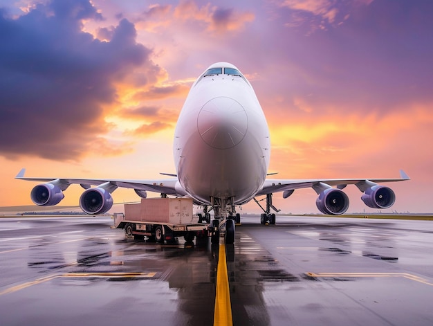 Air Freight Operations at Commercial Airport