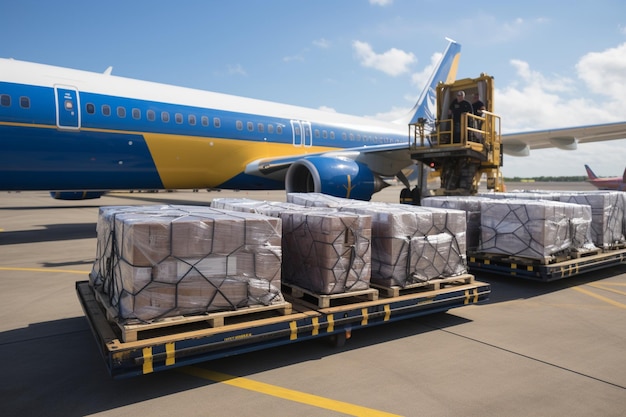 Air logistics cargo delivery global mail