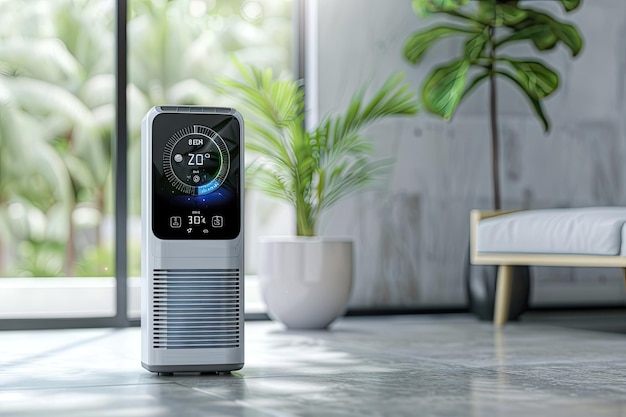 Photo air purifier with smart home app