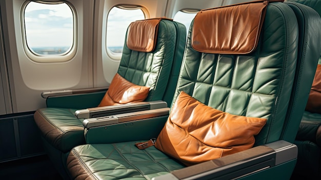 Photo airplane interiors first class seats