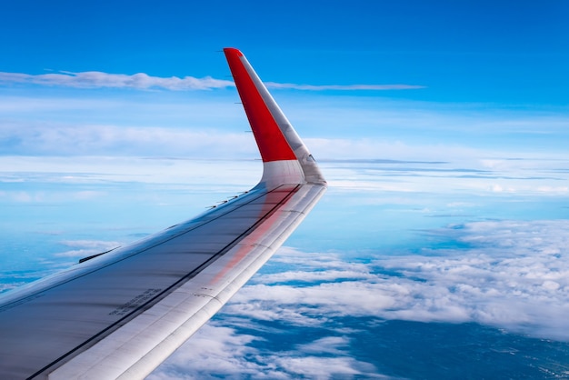 Airplane Window View