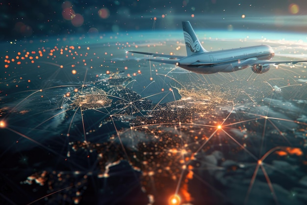 Airplanes enabling rapid global connectivity