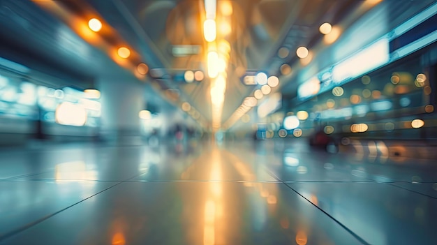 Airport blur background Generative AI