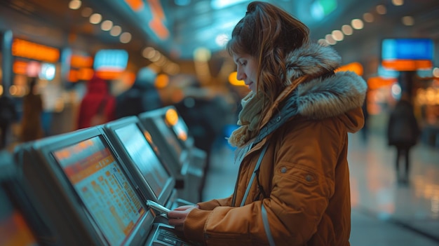 airport document and boarding ticket verification service departure gate into the airplane