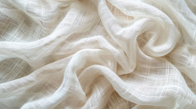 Airy cloth fiber material texture ivory woven backdrop