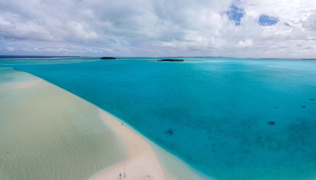 Aitutaki Polynesia Cook Island tropical paradise view