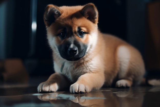 Akit inu puppy Generate Ai