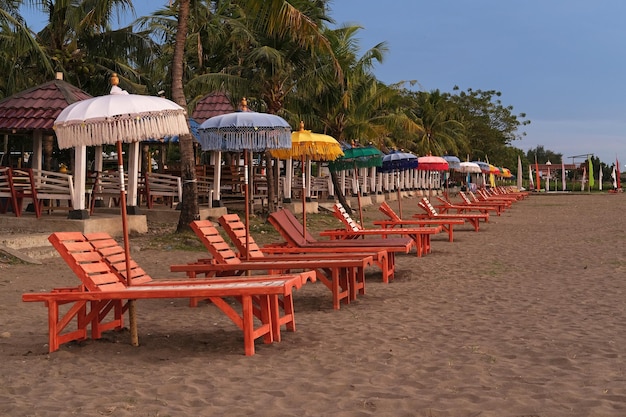 Akkarena Beach (Pantai Akkarena) popular tourist destination in Makkasar, South Sulawesi, Indonesia