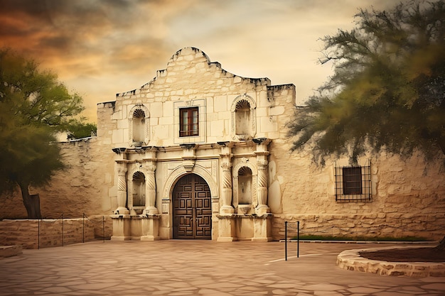 The alamo historic landmark photography