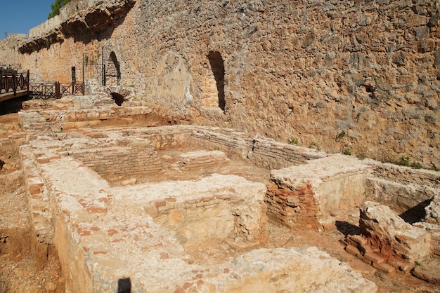 Alanya Castle in Alanya Town Antalya Turkiye