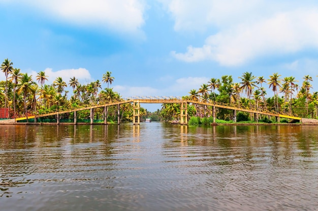 Alappuzha backwaters landscape in Kerala