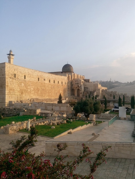 AlAqsa Mosque and archeological yard Davidson Center Jerusalem old city