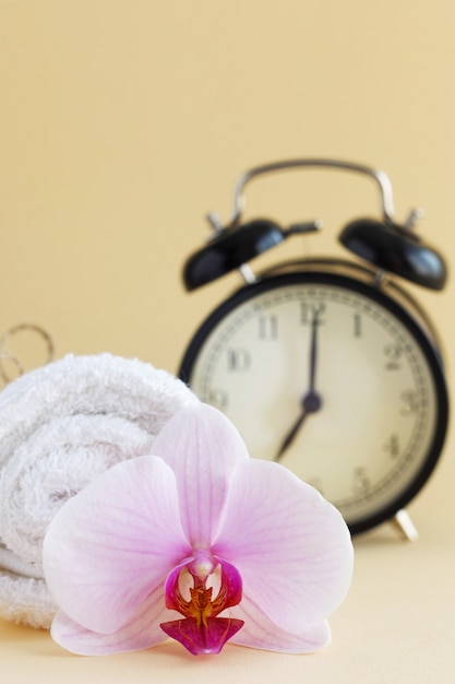 Alarm clock and bath, cosmetic accessories