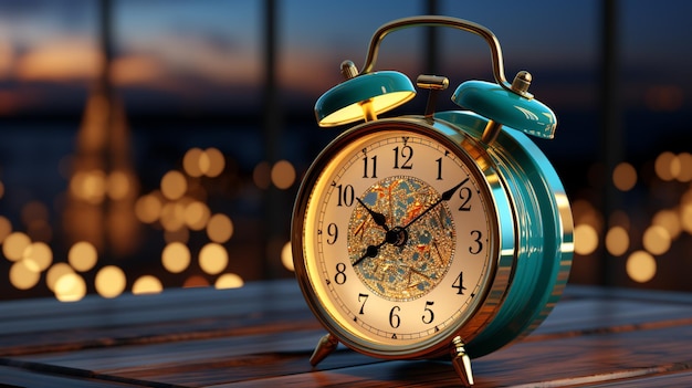 alarm clock icon HD 8K wallpaper Stock Photographic image