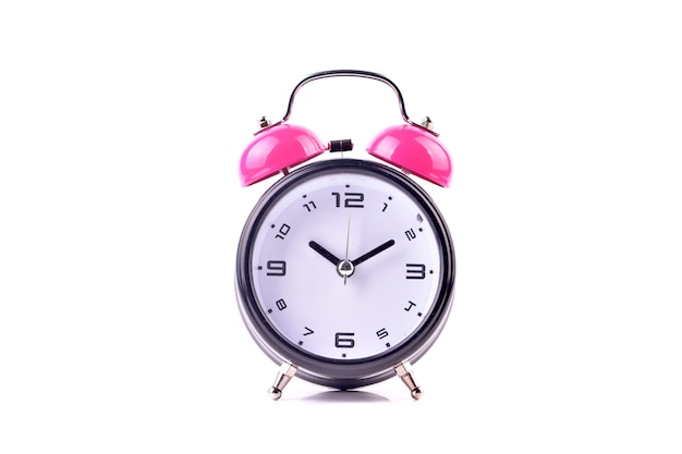 Alarm clock isolated on white background