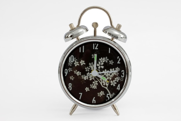 Alarm clock isolated on a white background