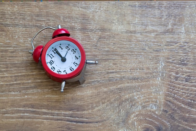 Alarm clocks isolated on the white background.