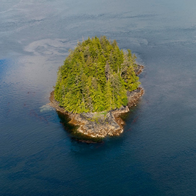 Alaska Prince of Wales island aerial view