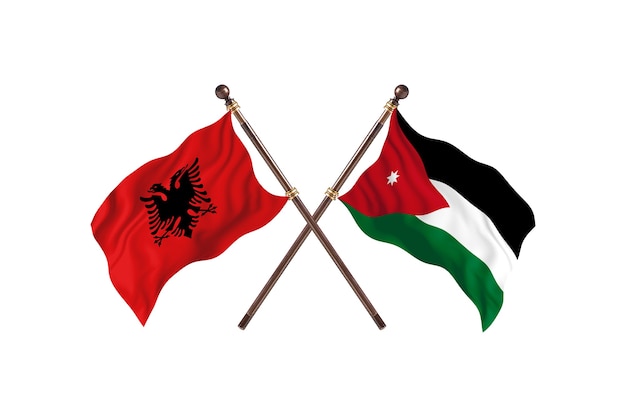 Albania versus Jordan Two Flags