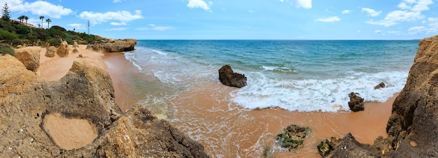 Albufeira beach Algarve Portugal