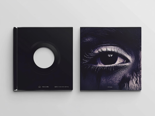 Photo album cover and cd design