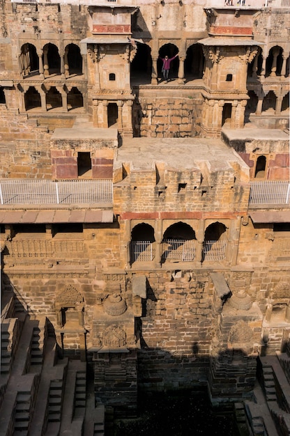 Alcoves at the Chand Baori Stepwell in Abhaneri