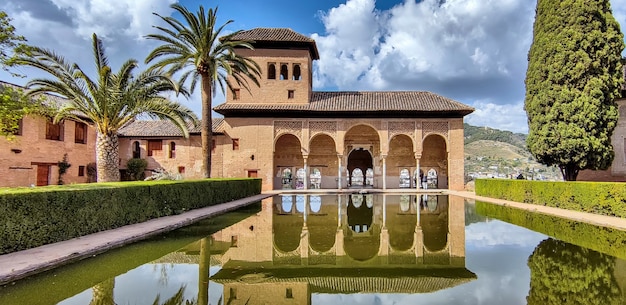 The Alhambra of Granada. Nazari monumental complex