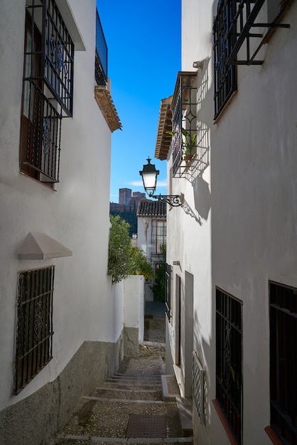 Alhambra view from Albaicin Granada Spain