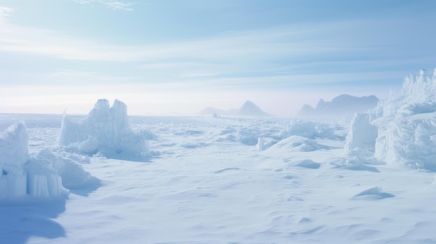 Alien planet Frozen Extraterrestrial Landscape