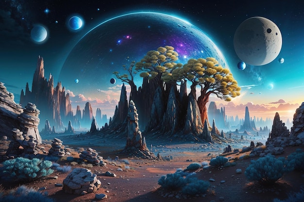 Alien Planet landscape