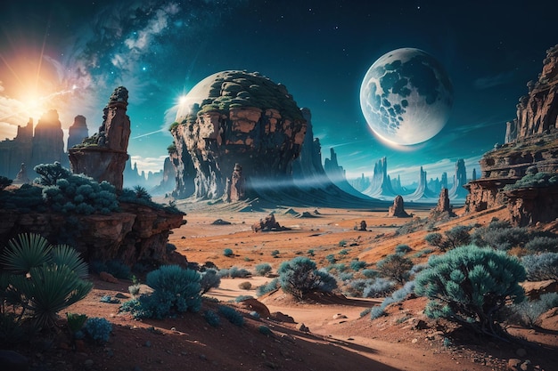 Alien Planet landscape