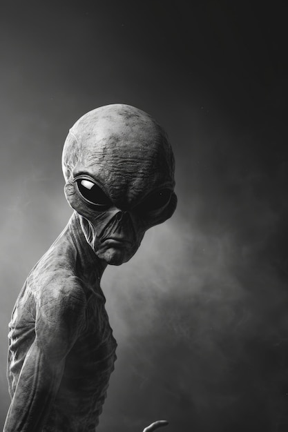 Photo alien portrait