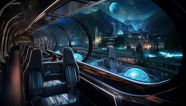 Photo all aboard for the transneptunian express from the open stargate road monitoring in the front seat