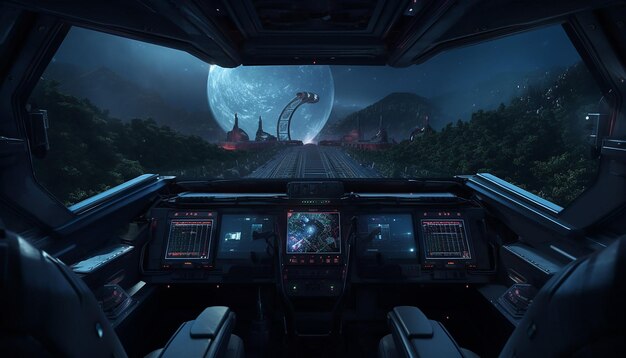 Photo all aboard for the transneptunian express from the open stargate road monitoring in the front seat