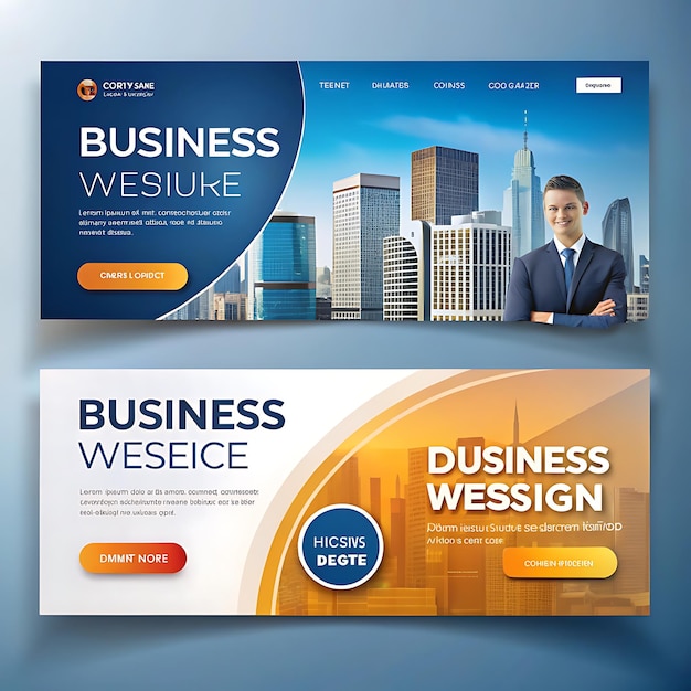 All company banner design nice image white background use ai generator ai generator