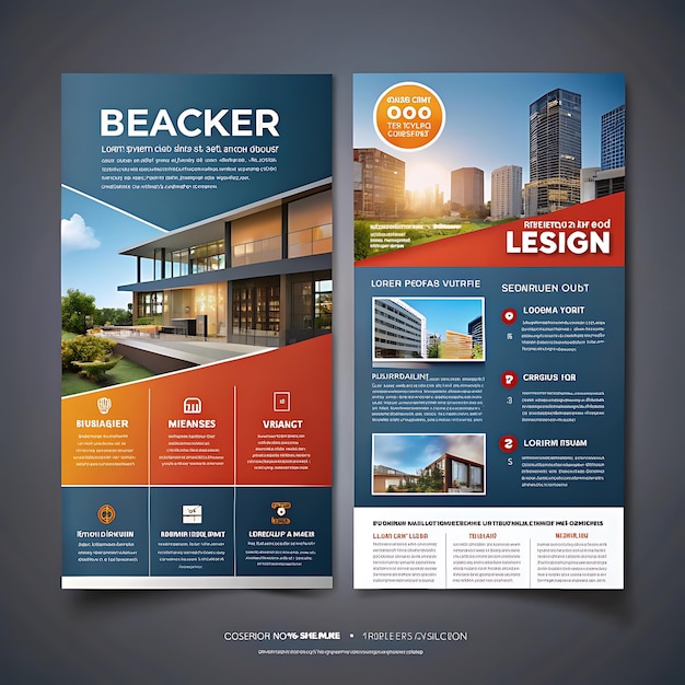 ALL marketing flyer design templte very nice image background AI generator