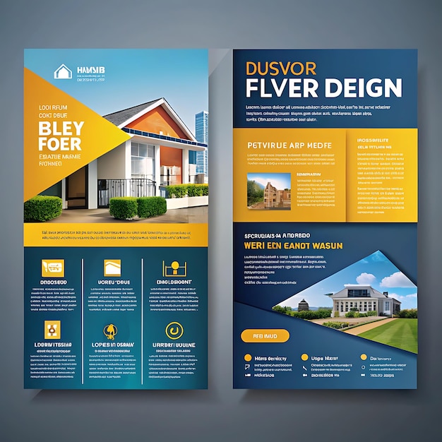 ALL marketing flyer design templte very nice image background AI generator