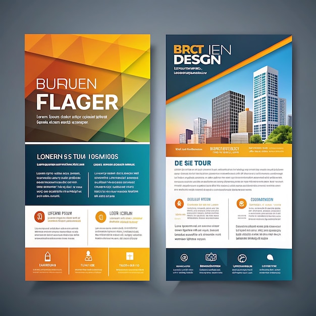 ALL marketing flyer design templte very nice image background AI generator