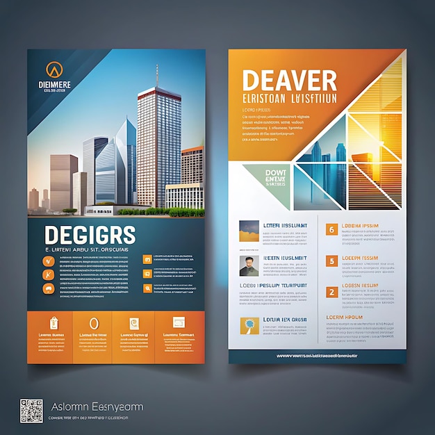 ALL marketing flyer design templte very nice image background AI generator