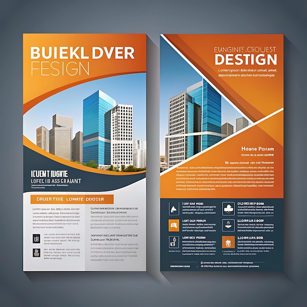 ALL marketing flyer design templte very nice image background AI generator