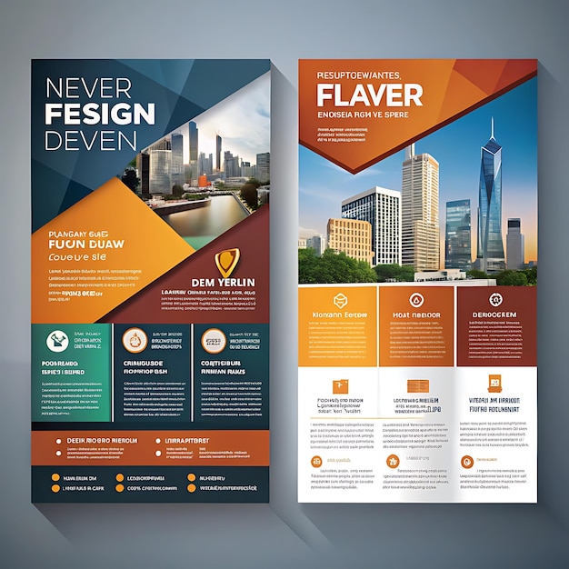 ALL marketing flyer design templte very nice image background AI generator