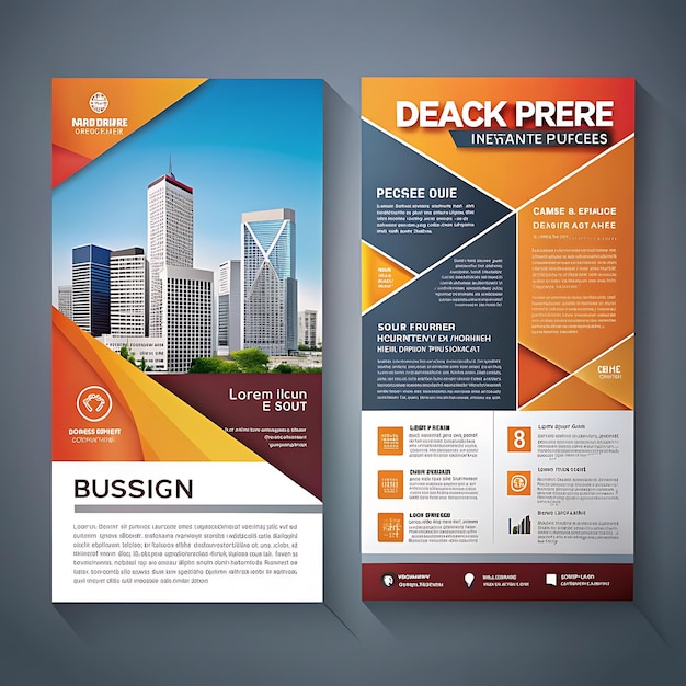 ALL marketing flyer design templte very nice image background AI generator