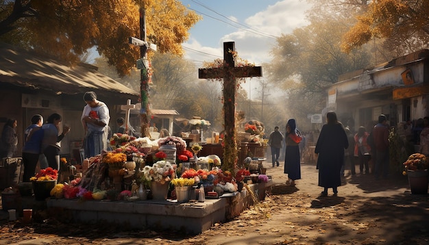 all saints day in mexico hyperrealism