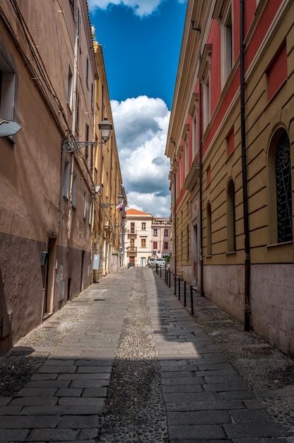 Alley in the city of Sassari