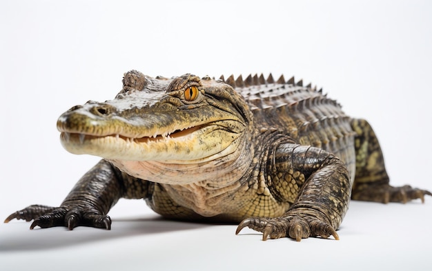 Alligator North and South America isolated on a transparent background